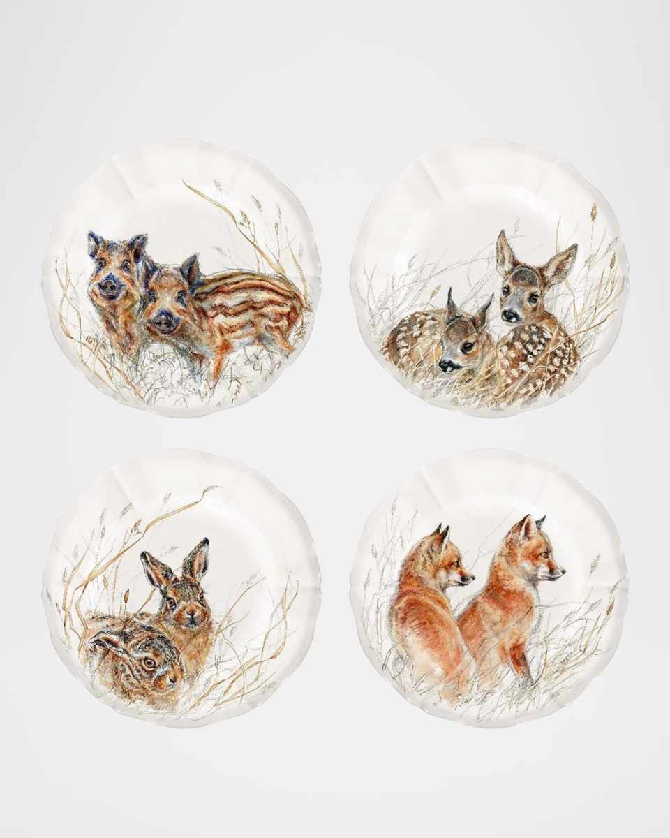 Sologne Canape Plates, Set of 4